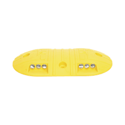 Boya D / Plastico Duradero / Amarilla / 4 Orificios / LEDS REFLEJANTES / 20 Toneladas.