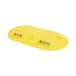 Boya D / Plastico Duradero / Amarilla / 4 Orificios / LEDS REFLEJANTES / 20 Toneladas.
