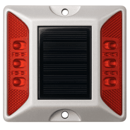 Luz LED para señalizacion de carreteras AC-LED / 6 LED Ultrabrillantes Intermitentes / Autonomía 108 Horas / Distancia Visual 800 m / IP68 / Capacidad de Carga 20000 kg / Temperatura -25°C a +75°C