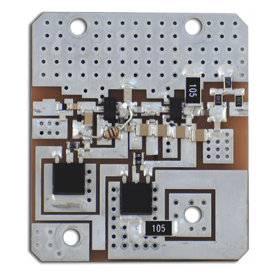 Tarjeta TELEWAVE TLA-450 para UHF con 12-18 Vcc en Multiacoplador TWR8-450.