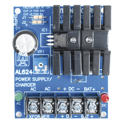 Fuente de Poder con Respaldo / 6/12/24 Vcc / 1.2 A / 28.8 W / 1 Salida / 2.5 x 3 x 1.5 pulgadas