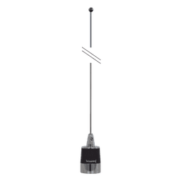 Antena Móvil VHF / Banda Baja 144-174 MHz / Ganancia 3 dB / Potencia 200 W / Longitud 124 cm (48.8 ft) / Conector NMO 3/4'
