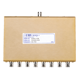Divisor de Potencia EMR de 8 Vías, 30-700 MHz, 0.5 Watt, Conectores BNC Hembra.