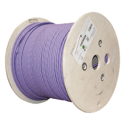 Cable S/FTP / Cat 7A / 4 Pares / 305 m (1000 ft) / Blindaje Doble / LS0H / 75°C / PoE