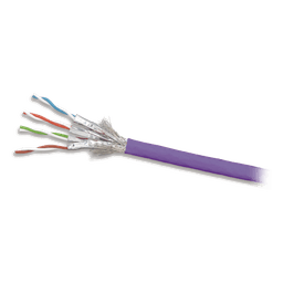 Cable S/FTP / Cat 7A / 4 Pares / 305 m (1000 ft) / Blindaje Doble / LS0H / 75°C / PoE