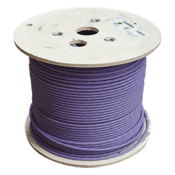 Cable S/FTP / Cat 7A / 4 Pares / 305 m (1000 ft) / Blindaje Doble / LS0H / 75°C / PoE