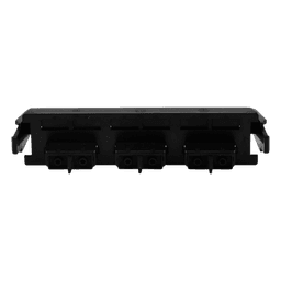 Placa Acopladora de Fibra Óptica Quick-Pack, Con 3 Conectores SC Duplex (6 Fibras), Negro