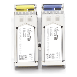 Transceptores SFP / 1.25G / LC UPC / WDM 1310/1550nm / Monomodo 20km / -40°C a +70°C / DDM