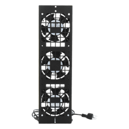 Kit de Ventiladores para Gabinete de Piso / 110 Vca / 12 x 12 cm / 1.56 ft Cable / Acero Calibre 18