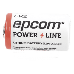 Batería de Litio CR2 / 3V / 850 mAh / Pulsos 2000 mA / -40°C a +60°C / Sello Hermético Vidrio-Metal