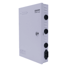 Fuente de Poder CCTV / 18 Canales / 20 A / 200 W / Voltaje Ajustable 11-15 VCC / Filtro de Ruido por Canal / Operación -20°C a 70°C