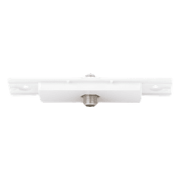 Toma de pared para cable coaxial con conector tipo F de 75 ohms, estilo Designer de la línea Claro, para señal de TV, color blanco brillante