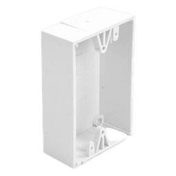 Caja de montaje trasera / 1.5 pulgadas profundidad / Policarbonato UL / Acero inoxidable / -40° a 121°C