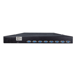 Switch KVM con Monitor de 17"con Teclado y Trackpad para Rack de 1U de Cuatro Postes, 8 Puertos VGA Para Acceder y Controlar Hasta 8 Computadoras Desde una Sola Consola