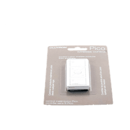 Control Pico inalámbrico de 3 botones con subir y bajar para iluminación, batería de 10 años, compatible con Caseta Wireless, RadioRA 2, Vive y GRAFIK Eye QS, color blanco