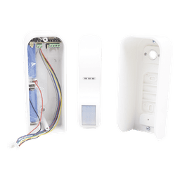 Sensor de Movimiento Tipo Cortina / 100 % Exterior / Alimentado por baterias / Doble tecnologia MW & PIR / Compatible con cualquier panel de alarma