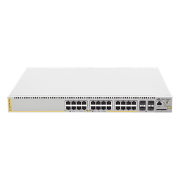 Switch PoE+ Administrable CentreCOM GS970M, Capa 3 de 24 Puertos 10/100/1000 Mbps + 4 SFP Gigabit, 370 W