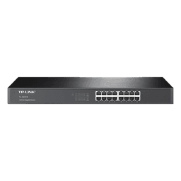 Switch Gigabit no administrable / 16 puertos 10/100/1000 Mbps / Rack o escritorio / 35.7 Mpps / 1.19 ft (0.36 m) de profundidad