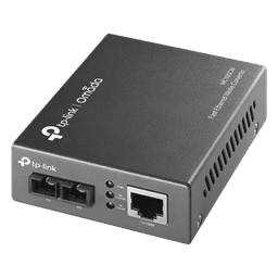 Convertidor de Medios / Fibra Multimodo SC / RJ45 10/100 Mbps / 100 Mbps / Alcance 2 km / Plug and Play