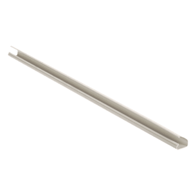 Canaleta de PVC / 26 x 15 mm / 1.83 m (6 ft) / Adhesiva Sin Herramientas / UL94V-0 / Blanco Mate