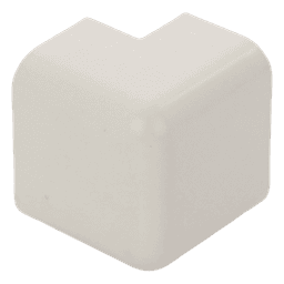 Esquinero exterior / Canaleta LD10 / ABS / Blanco Mate / UL94V-0 / FT4 / 0 a 50°C