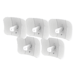 Kit de 5 LiteBeam 2x2 MIMO airMAX AC GEN2 CPE hasta 450 Mbps, 5 GHz (5150 - 5875 MHz) con antena integrada de 23 dBi