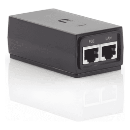 Adaptador PoE / 24 VDC 0.5 A / Puerto Gigabit 10/100/1000 Mbps / Protección ESD / 0 a 40 °C (32 a 104 °F)