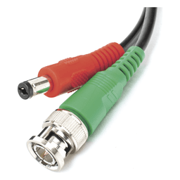 Cable Coaxial (BNC RG59) + Alimentación / SIAMES / 5 Metros (16.40 Pies) / 100% Cobre / Para Cámaras 4K / Uso Interior y Exterior