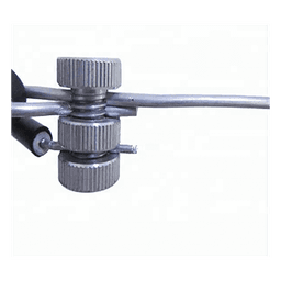 Abrazadera para Cerco Eléctrico / Aleación de Aluminio / Apriete Manual Sin Herramientas / Múltiples Cables / Alto Voltaje