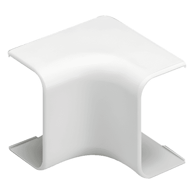 Esquinero interior / Canaleta LD5 / ABS / Blanco mate / UL94V-0 FT4 / 90° / 0°C a 50°C
