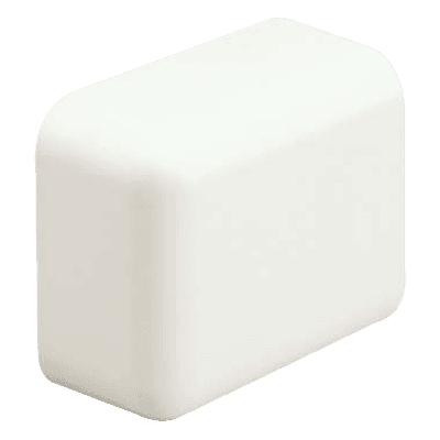 Tapa Final / ABS / UL94V-0 / 0 a 50°C / Blanco Mate / Canaleta LD10