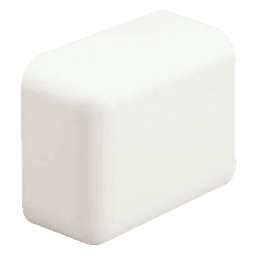 Tapa Final / ABS / UL94V-0 / 0 a 50°C / Blanco Mate / Canaleta LD10