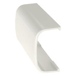 Unión Recta para Canaleta / Diseño Bisagra Monopieza / ABS UL94V-0 / Blanco Mate / 180º / 0 a 50ºC