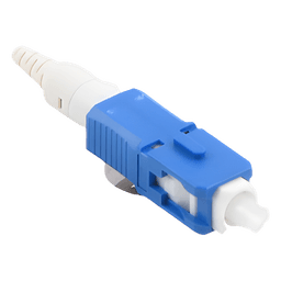 Conector de Fibra Óptica Pre-Pulido / SC/UPC Simplex / Monomodo OS1/OS2 / Re-Terminable / Color Azul