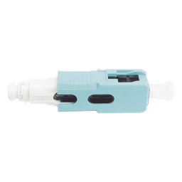 Conector de Fibra Óptica / SC Simplex / Multimodo 50/125 OM3-OM4 / Pre-Pulido / Re-Terminable / Color Aqua