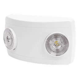 Luz de Emergencia LED / Doble LED 1W 150 lúmenes / Autonomía 90 min / Voltaje Universal 127-240 VAC / UL 5VA Ignífuga