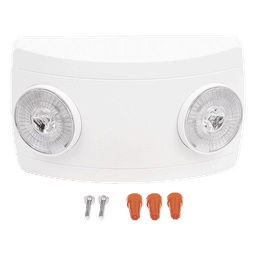 Luz de Emergencia LED / Doble LED 1W 150 lúmenes / Autonomía 90 min / Voltaje Universal 127-240 VAC / UL 5VA Ignífuga