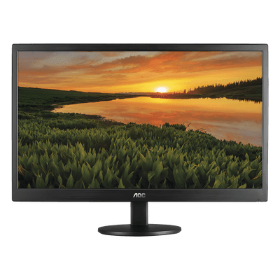Monitor LED de 19", Resolución 1366 x 768 Pixeles con Entradas de Video VGA / HDMI