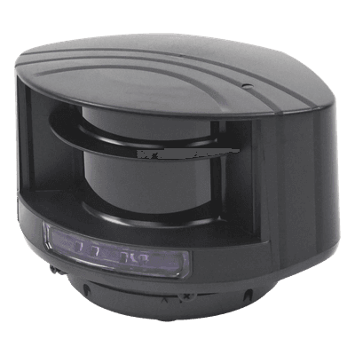 Sensor láser de seguridad para portones / barreras / puertas rápidas / Alternativa segura al uso de fotoceldas / Protege áreas de 10 x 10 m / Campo de protección ajustable