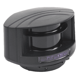Sensor láser de seguridad para portones / barreras / puertas rápidas / Alternativa segura al uso de fotoceldas / Protege áreas de 10 x 10 m / Campo de protección ajustable