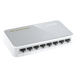 Switch de escritorio / 8 puertos / 10/100 Mbps / Auto-MDI/MDIX / Green Ethernet / 5.3x3.1x0.9 in
