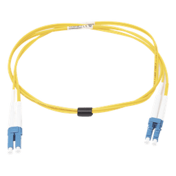 Jumper de Fibra Óptica Monomodo / LC/UPC Duplex / OFNR Riser / 1 Metro (3.28 Pies) / 10 Gigabit / XGLO