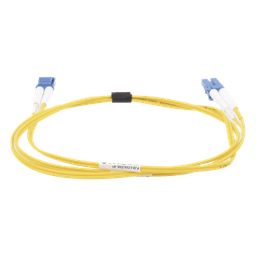 Jumper de Fibra Óptica Monomodo / LC/UPC Duplex / OFNR Riser / 1 Metro (3.28 Pies) / 10 Gigabit / XGLO