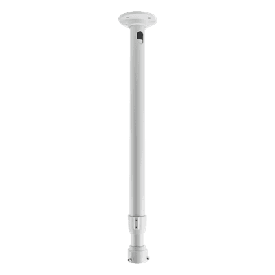 Montaje de techo telescópico tipo tubo para PTZ Hikvision, largo 60 cm - 120 cm