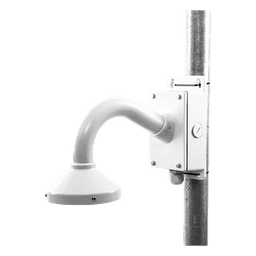 Montaje Universal de Pared con Cuello de Ganso y Caja de Conexiones / Compatible con Cámaras Domo y Bala 