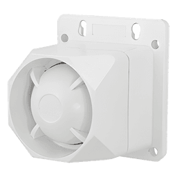 Sirena Exterior / 112 dB a 100 cm / 25W / Rango 1.5 a 3.5 kHz / Dos Tonos / ABS con Protección UV