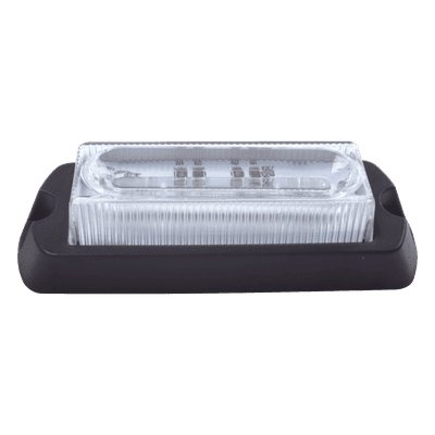 Luz Auxiliar Ultra Brillante de 8 LED's en color Azul/Claro con mica transparente