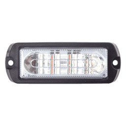 Luz Auxiliar Ultra Brillante de 8 LED's en color Azul/Claro con mica transparente