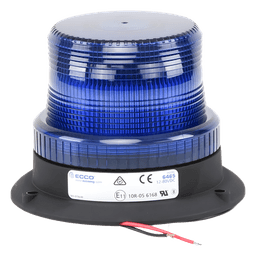 Mini Burbuja LED / 3 LEDs Ultra Brillantes / 12-80 VCC / Destello 75 FPM / SAE J845 Clase III / Policarbonato Resistente a Impactos / 5.1" x 3.9"