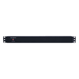 PDU Básico Rack / 12 Tomas NEMA 5-15R Traseras / 15 Amp / 120 Vca / 1UR / Cable 4.5 m (14.8 ft)